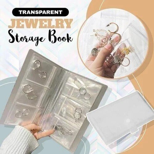 ransparent Jewellery Storage Book Set